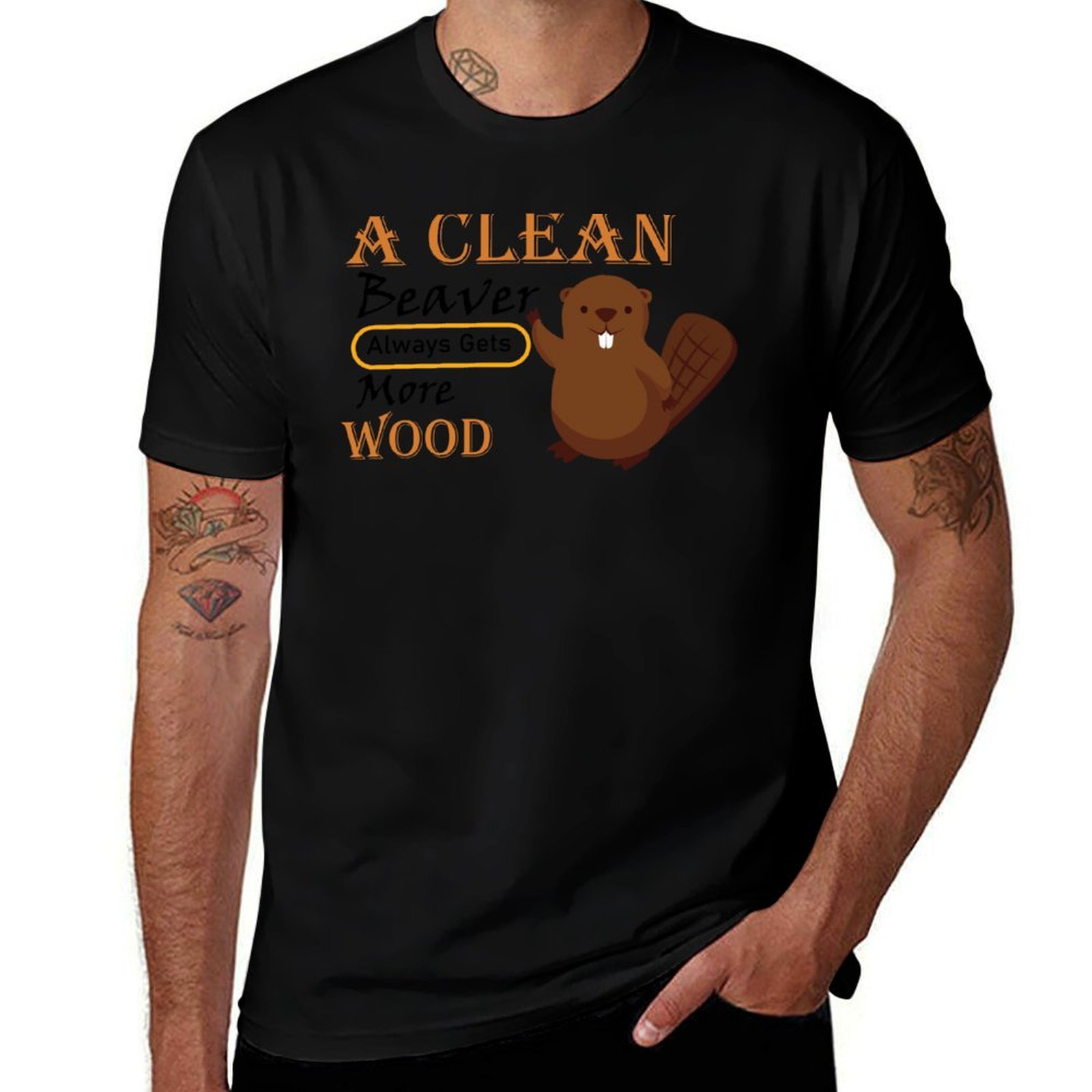 Woodworking Jokes - Divertente, un castoro pulito ottiene sempre
